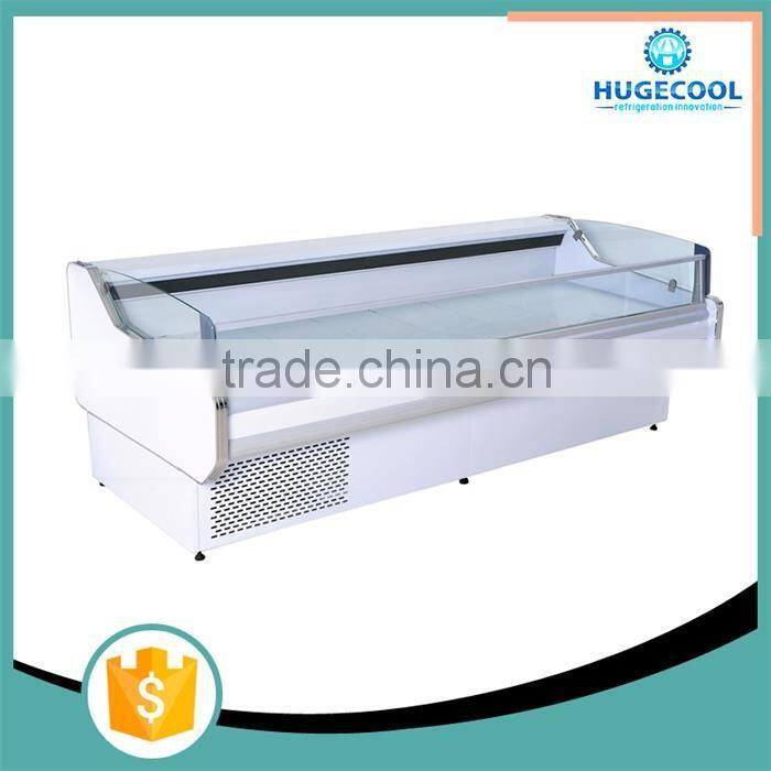 High quality supermarket Commercial Meat Freezer Refrigerator Showcase