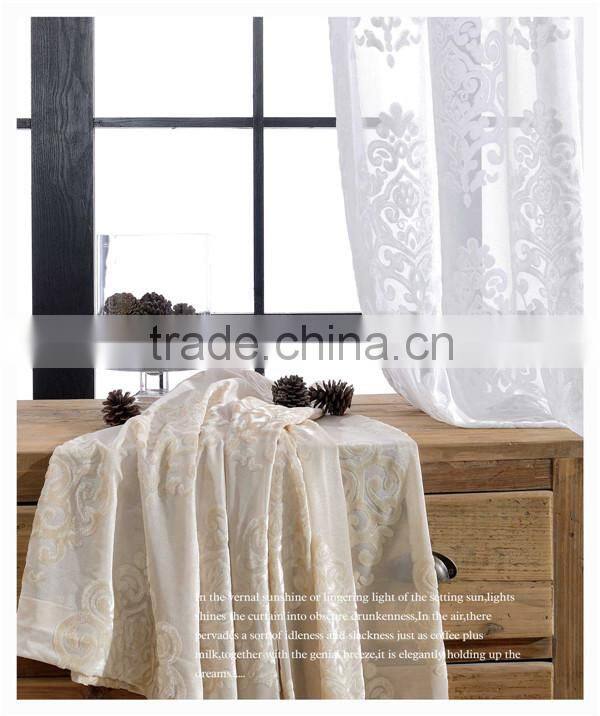 Wholesalers china living room curtains jacquard curtain net