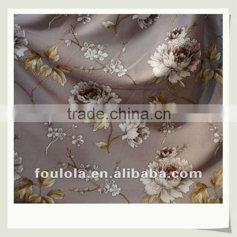 100% Polyester Yarn Room Anti fire Curtain Fabric Material