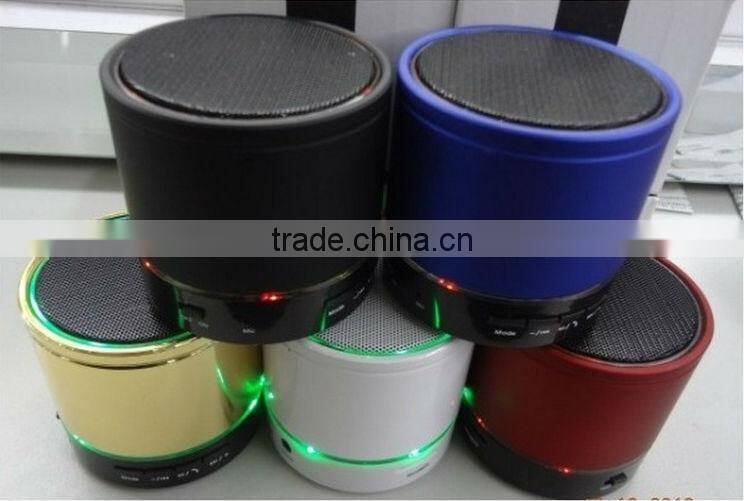 Best portable S08 bluetooth speaker system , mini bluetooth speaker with fm radio and led light
