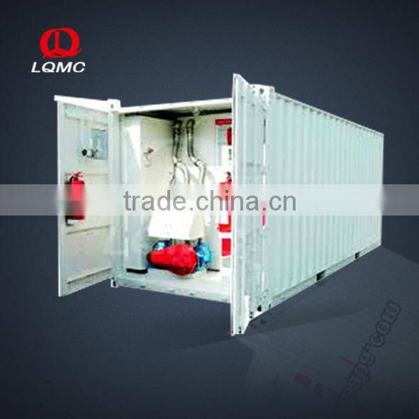 skid mounted filling mobile fuel container station made by luqiang