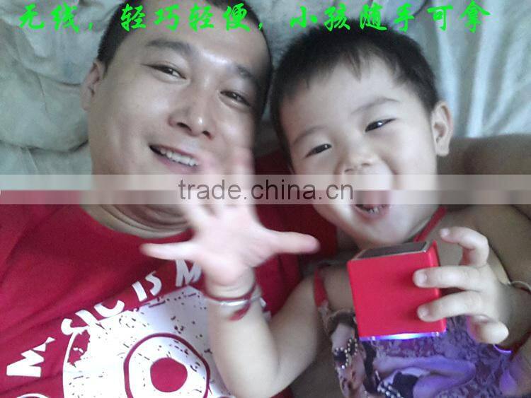 Square Portable Bluetooth speaker mono Bluetooth speaker