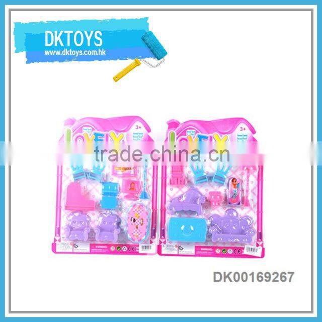Non-toxic Plastic Furniture Play Set Small Furniture Toy