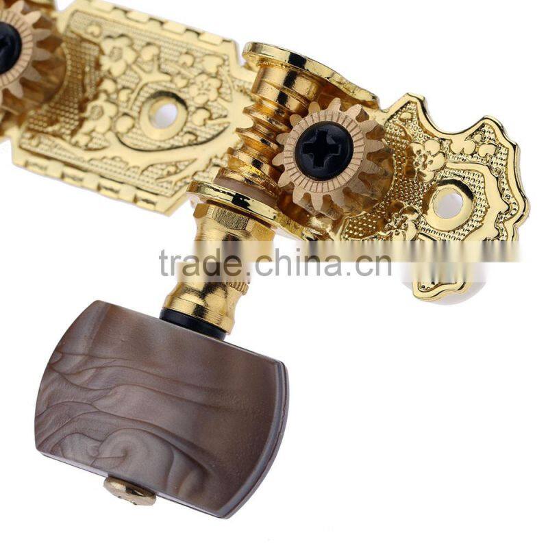 1 Pair Gold-Plated 3 Machine Head Classical Guitar String Tuning Keys Pegs