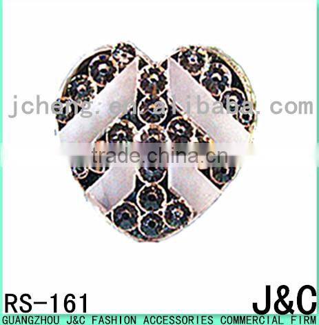 colorful heart shape resin stone