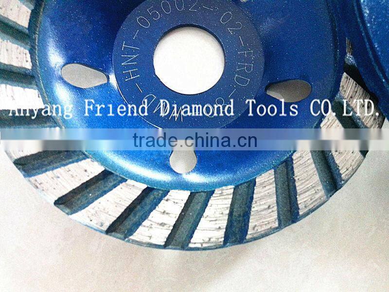 80mm 24 teeth diamond cup-shape grinding wheel for grinding hard stones