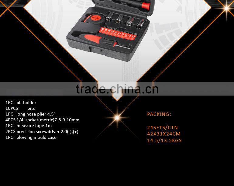 Mini Blow Moulding Plastic Tool Case, Promotion Home Hand Tools