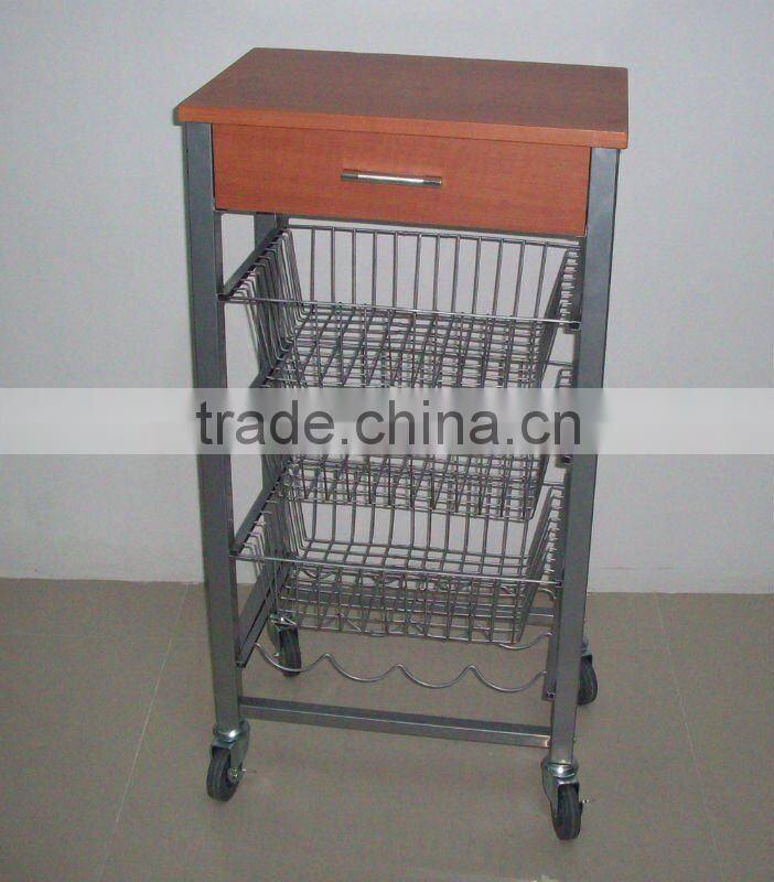 metal storage trolley