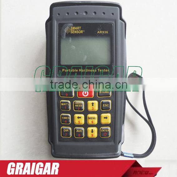 AR936 Portable Leeb Hardness Tester (170~960)HLD,(17~68)HRC,(19~651)HB,(80~976)HV (30~100)HS,(59~85)HRA