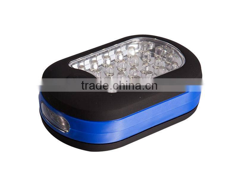 Classic 24+3 led work light with 360 degrees rotated hook and powerful magnet work light led work light