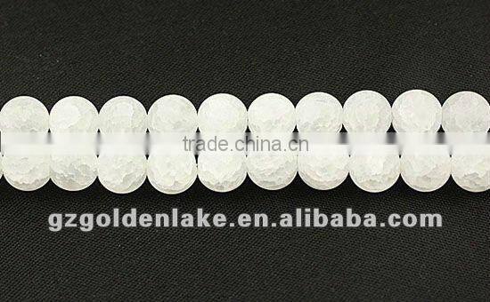 Cracked Crystal Gemstone Loose Beads