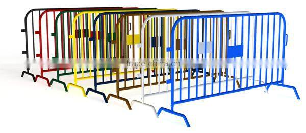 Safety metal fence pedestrian traffic temporary crowd control barrier