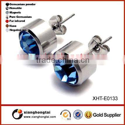 Heart Shape Glaring Diamond Earring Wholesale