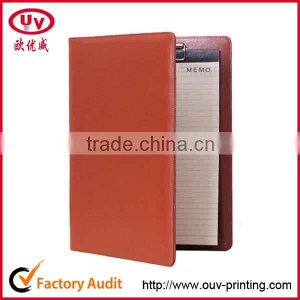 A4 PU leather bound portfolio folder
