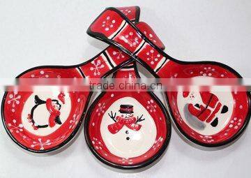 ceramic soup spoon Christmas Spoon