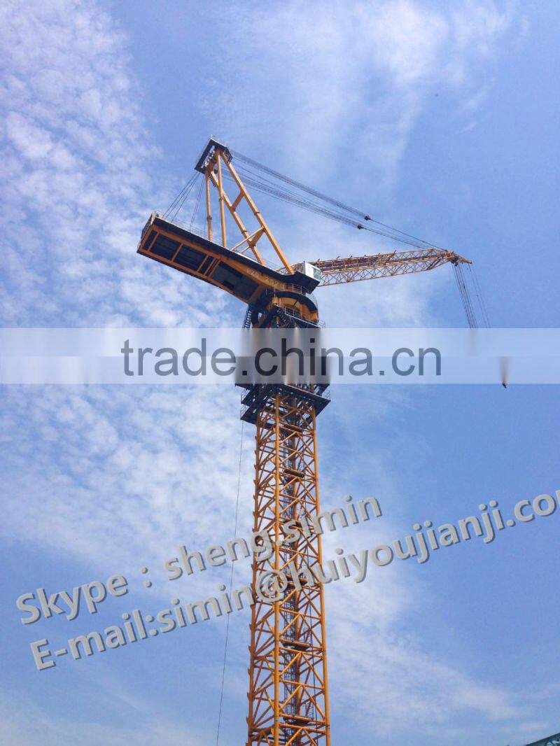 D500 (5078)25 tons goos quality construction Luffing jib Tower Crane