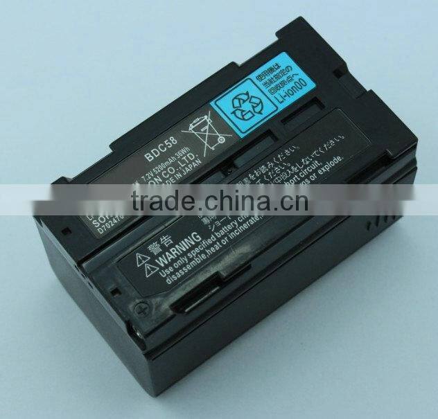 instrument accessories BDC-58 battery apply to Sokkia SRX/NET/SET X/SDL1X