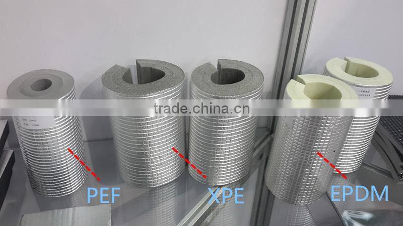 Aluminum Foil Faced PE Foam Pipe for Tube Heat Insulation