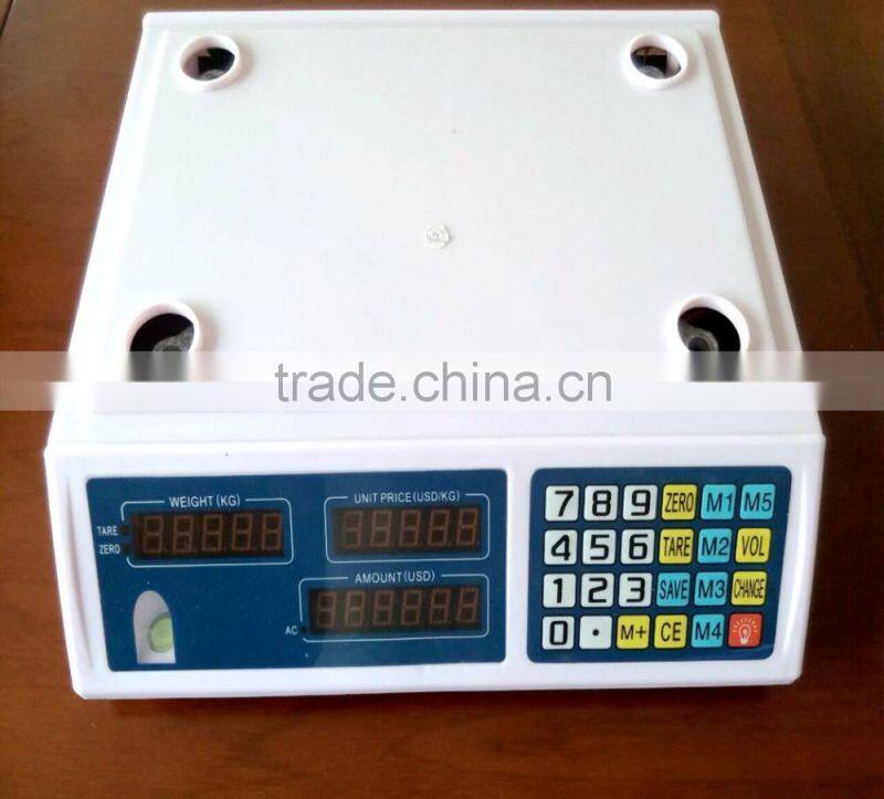 2016 neweast Dual Purpose 25KG Price Scale With Plastic Pan , whoesale good price price counting scale for sale