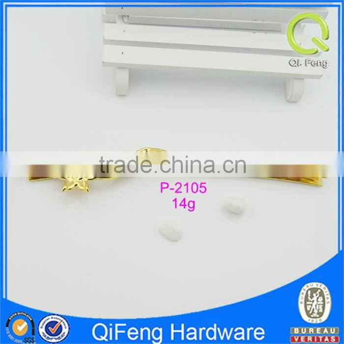 Luxury gold color metal handbag frame different size purse metal frame P-1994