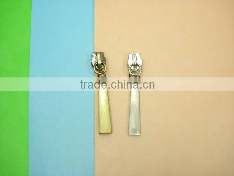 garment different color and metal zipper sliderQ-0401#