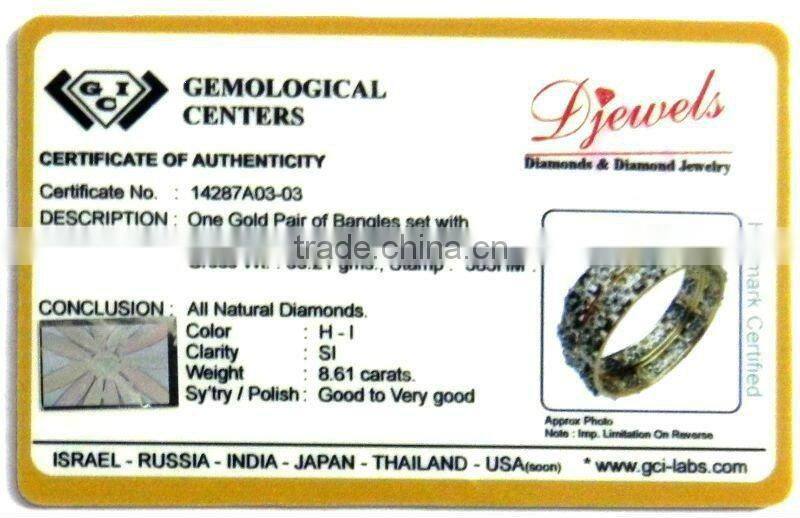 Ladies Diamond Gold Bangles, New Look Diamond Gold bangles, Gold Bangles