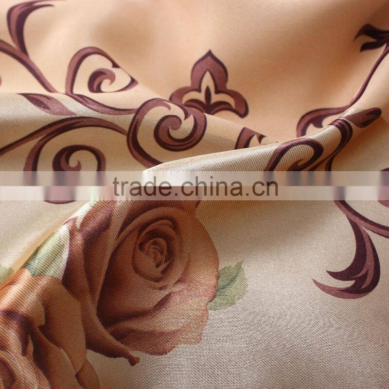 New sale window curtain flower design wedding draping fabric