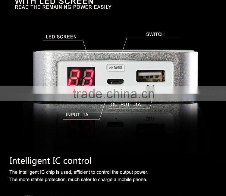 indian gift items, mini USB universal power bank 7800mah