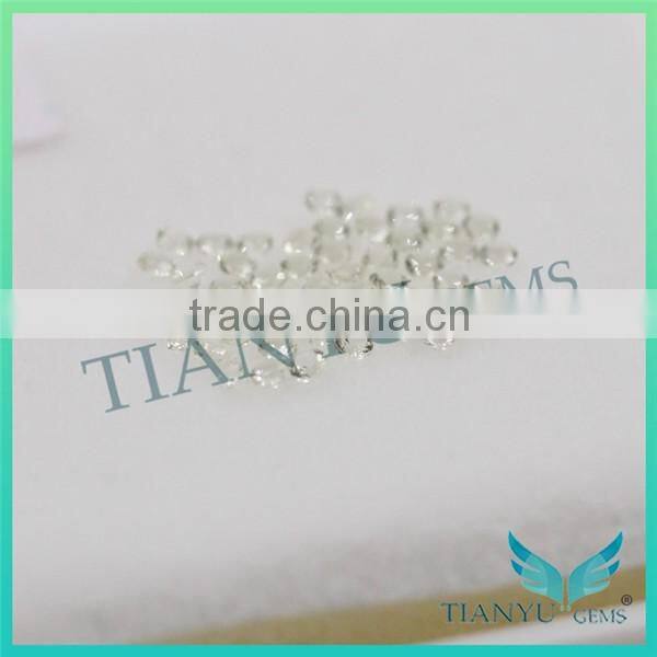 Wholesale Artificial Nano Stial Gemstone Jewellery #10 Yellow Round Brilliant Cut Stones price