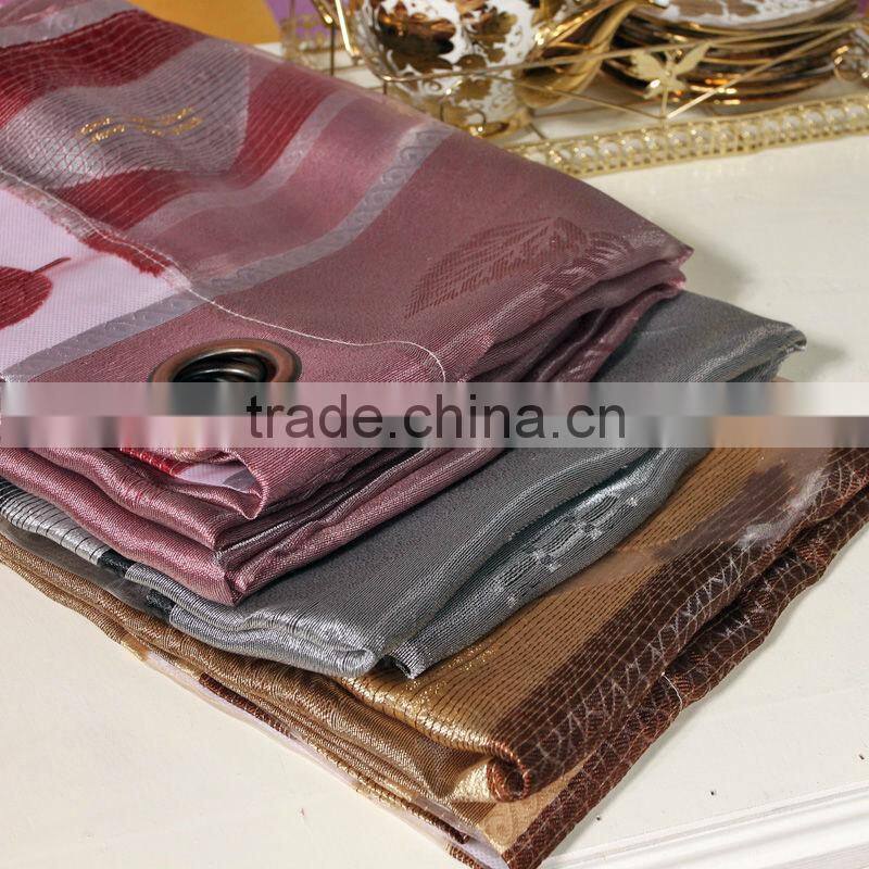 Eyelets Top Jacquard Sheer Curtains Online bali leiho tratamenduak