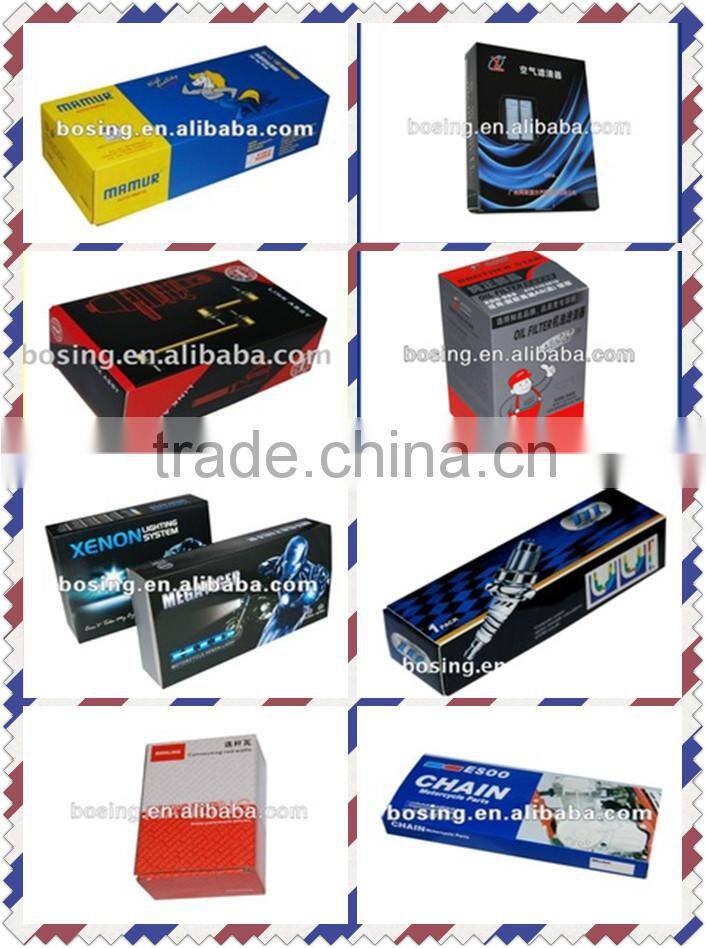 LED light paper packaging box with sponge insert