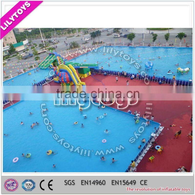 Lilytoys Amusement Playground Project -- Inflatable Water Slide/ Water Park / Pool