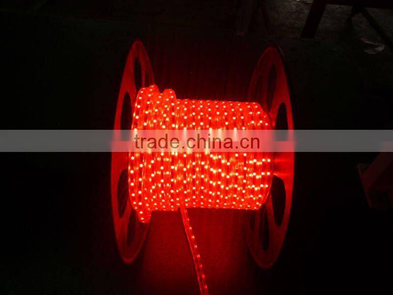 high power rope light chips outdoor decorate, waterproof flexible rope light for Christmas