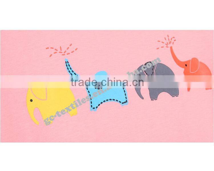 Girl's Printed Cute Short Sleeve T-shirts