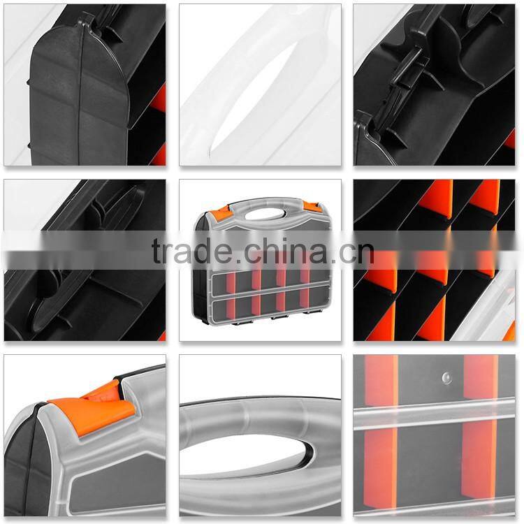 Convenient and practical to use plastic attached lid storage box from industrial