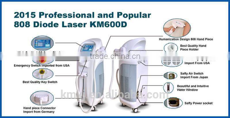 high power no pain 808nm permanent hair removal for salon