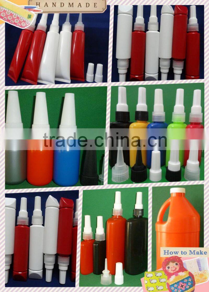Cheap popular 3ml,17ml HDPE empty plastic Super Glue Bottle made in China