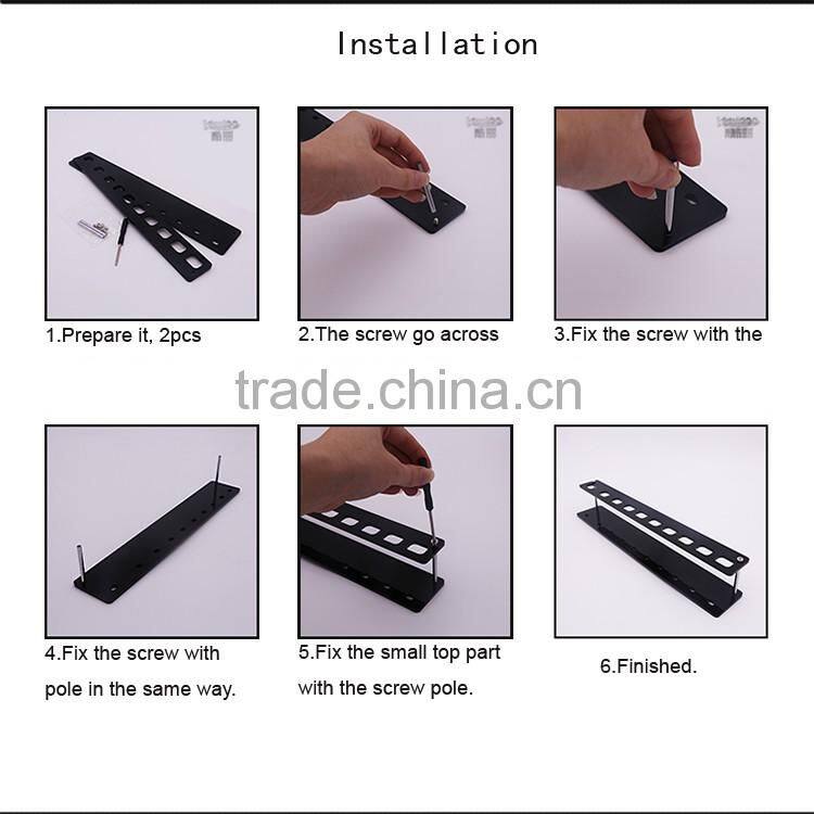 Hot sale clear square acrylic 10 pcs cosmetic brush rack