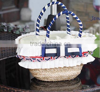 women crochet straw bag natural color real handmade handbag