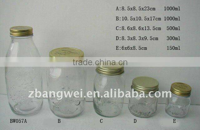 used for jam glass jar