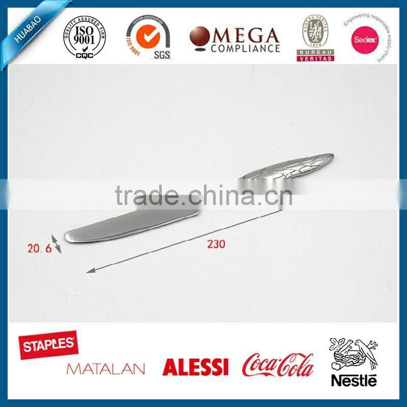 2016 NEW 4 pcs stainless steel cutlery set with pvd coating , stainless steel 304 cutlery, cutlery with leaf shape handle