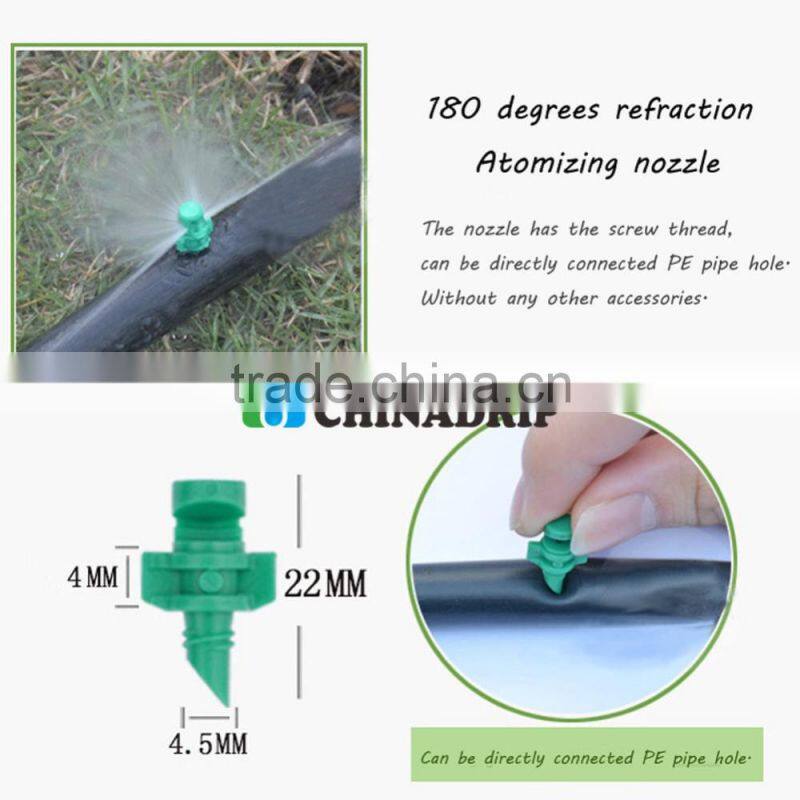 Micro 180 Degree Garden Spray Misting Nozzle Sprinkler Hydroponic Irrigation