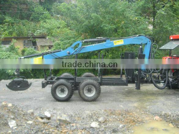 CE approved Hydraulic grapple trailer price