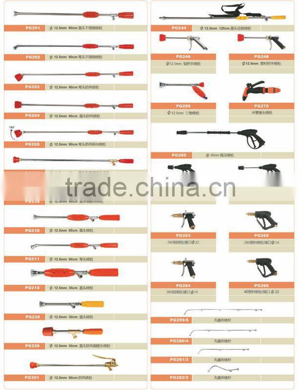 Lance Three Water Spray Nozzles