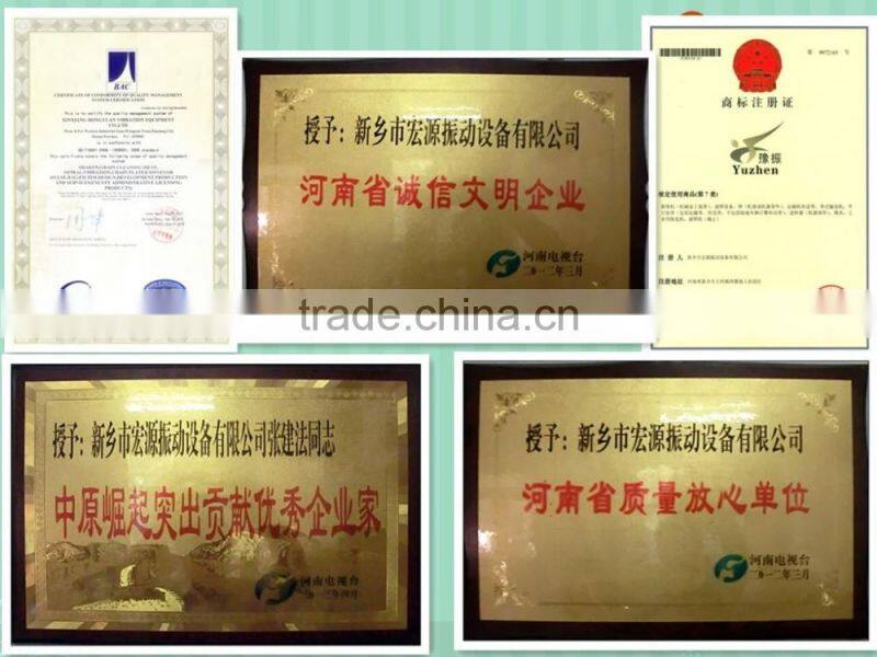 Hongyuan brand linear vibrating screen classifier replacement