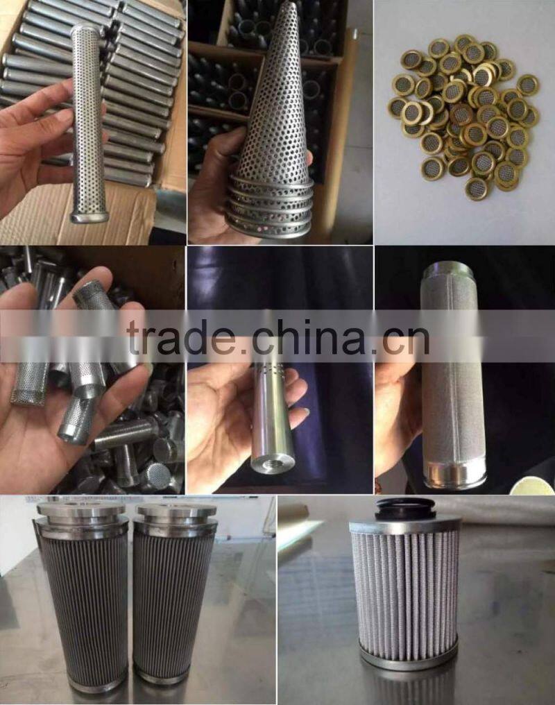 YS stainless steel perforated filter mesh tube/perforated sylinder strainer/perforated pipe strainer