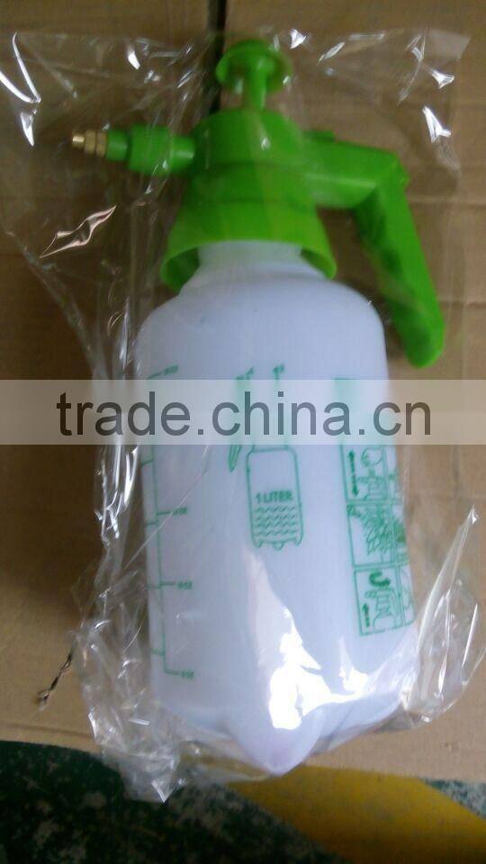 Colorful transparent 1.5L pressure garden pump sprayer