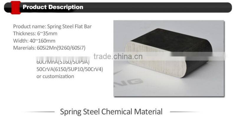 High-strength 60Si2MnA spring steel flat bar for leaf spring
