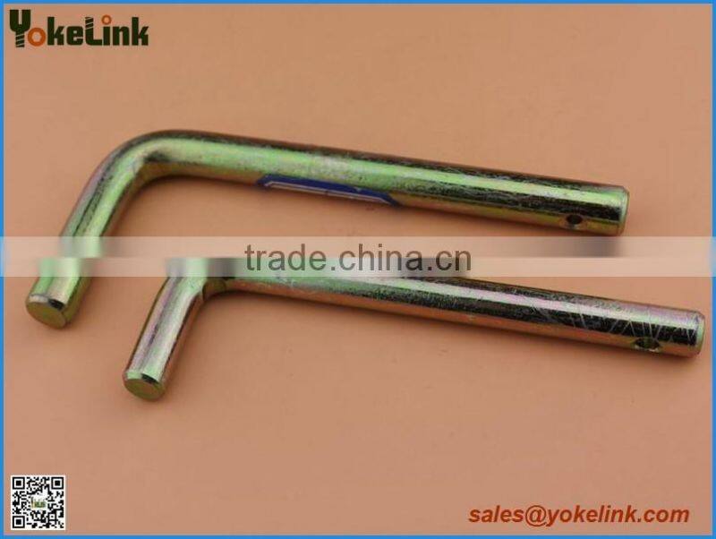 Trailer parts bent pull pin