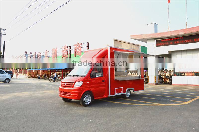 Newest truck Dongfeng mobile food truck for sale